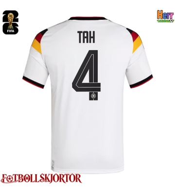 Tyskland Jonathan Tah #4 Hemmatröja VM 2026 Kortärmad